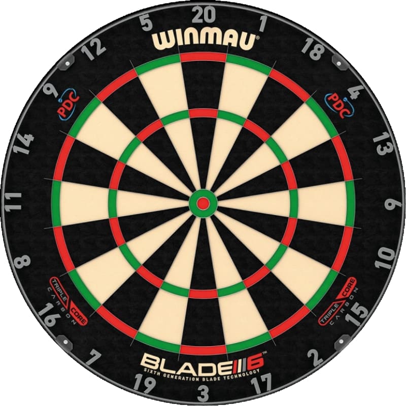 Winmau Blade 6 Triple Core Carbon PDC Dartbord